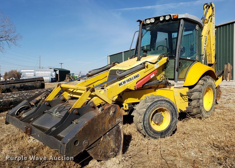 image for item ET9988 New Holland B95LR backhoe