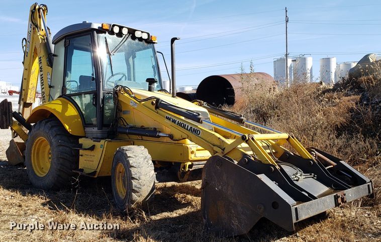 image for item ET9988 New Holland B95LR backhoe