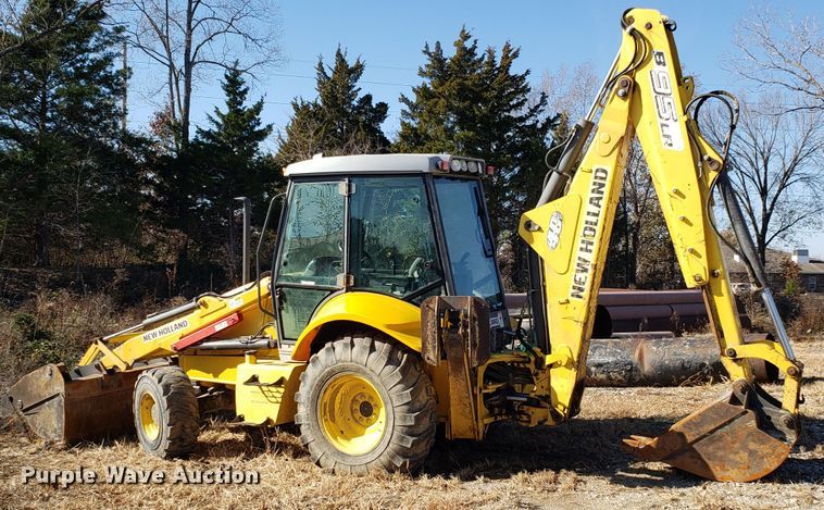 image for item ET9988 New Holland B95LR backhoe