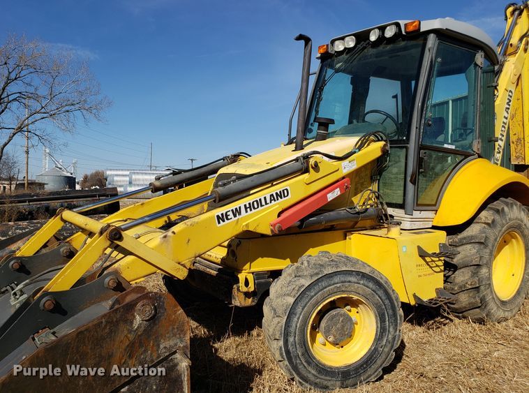image for item ET9988 New Holland B95LR backhoe