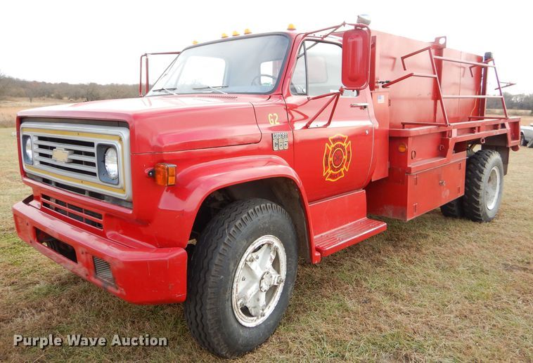 image for item FA9894 1973 Chevrolet C65 fire tanker truck