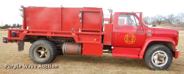 image for item FA9894 1973 Chevrolet C65 fire tanker truck