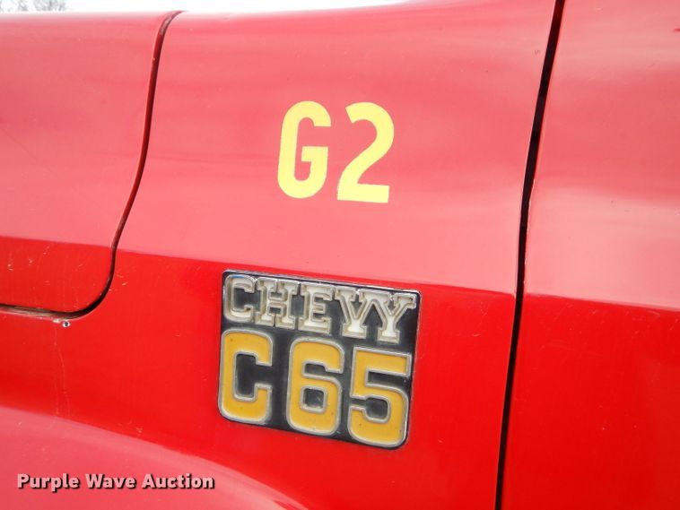 image for item FA9894 1973 Chevrolet C65 fire tanker truck