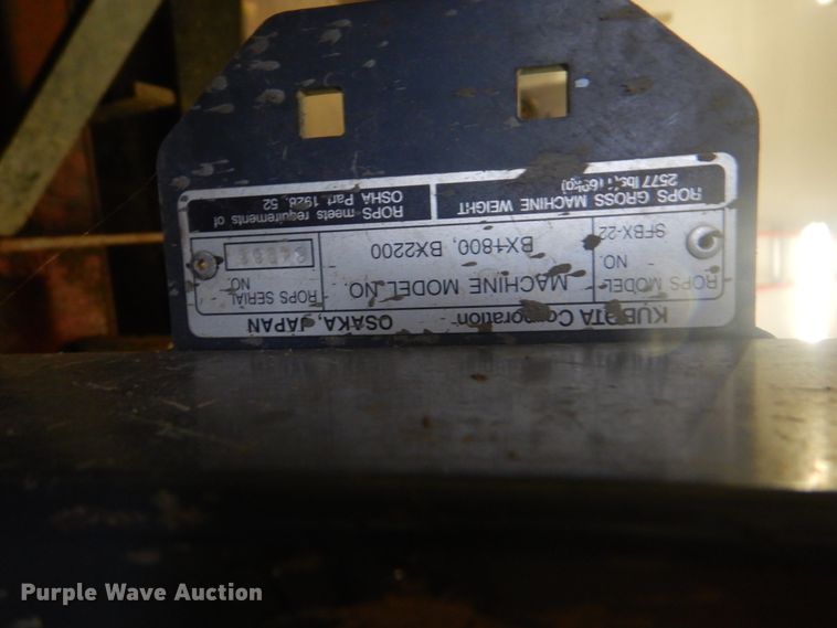 image for item FF9034 Kubota BX2200D tractor