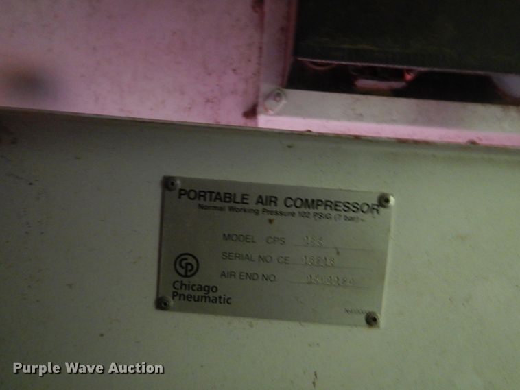 image for item FF9038 Chicago Pneumatic 185 air compressor