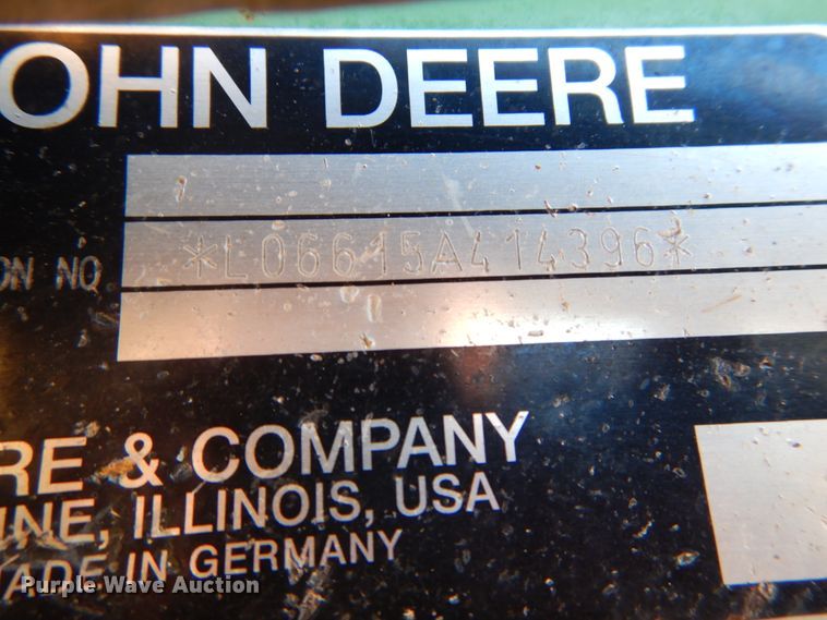 image for item GC9432 2004 John Deere 6615 tractor