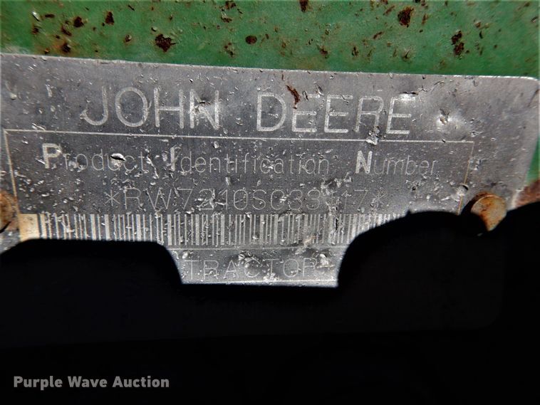 image for item GC9433 2000 John Deere 7210 tractor