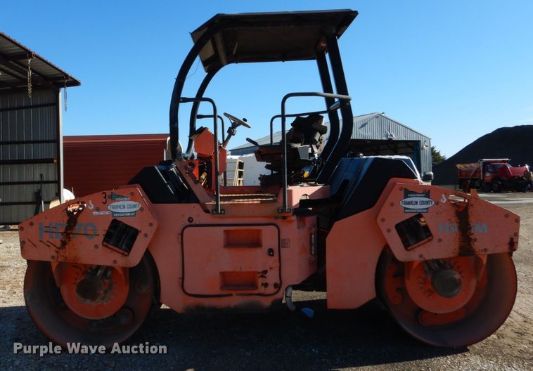 image for item GC9441 Hamm HD70 double drum vibratory roller