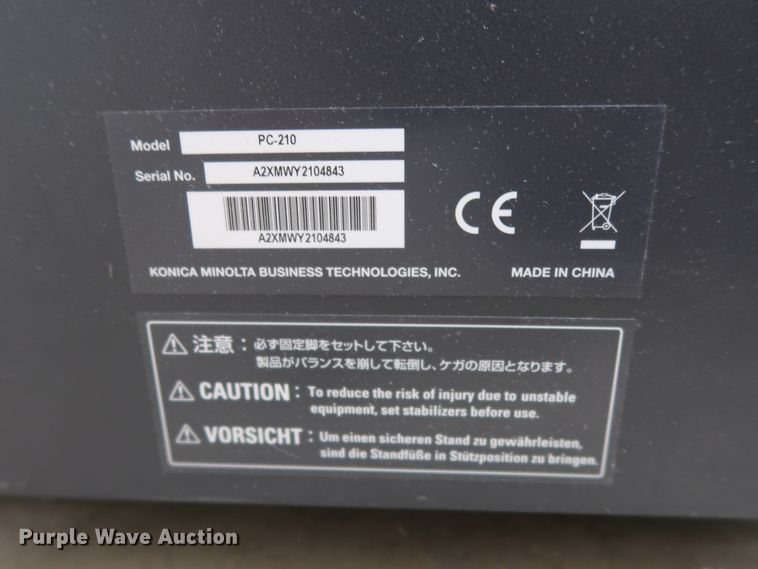 image for item GD9846 2012 Konica Minolta Bizhub C364 all-in-one copier