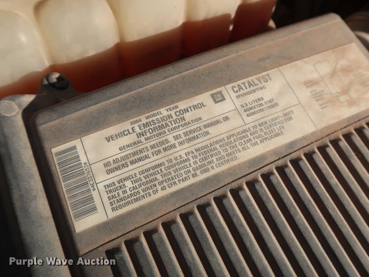 image for item GD9888 2004 Chevrolet Silverado 1500 Ext. Cab pickup truck