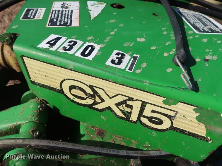 image for item GD9891 2003 John Deere CX15 rotary mower