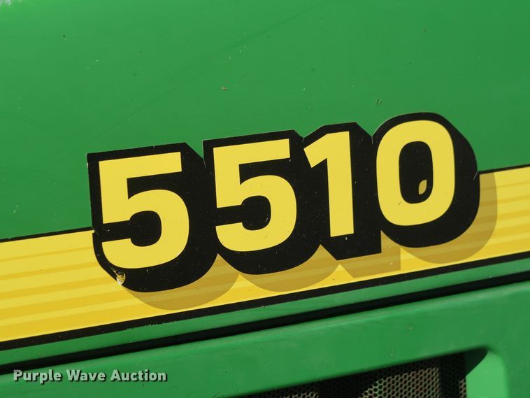 image for item GD9893 1998 John Deere 5510 MFWD tractor