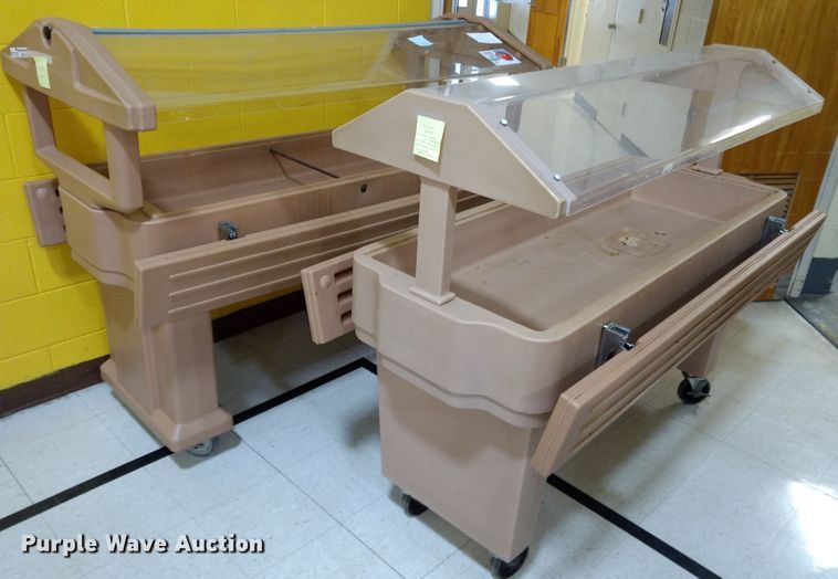 image for item GE9555 (2) Cambro serving carts