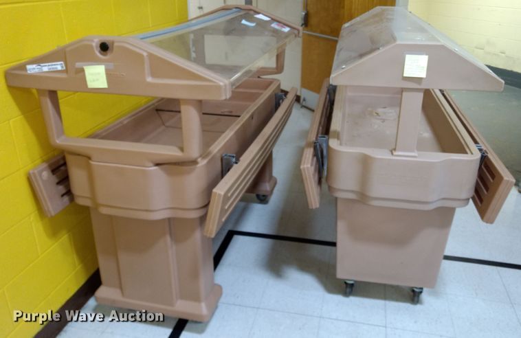 image for item GE9555 (2) Cambro serving carts