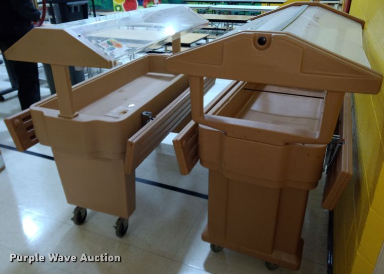image for item GE9555 (2) Cambro serving carts