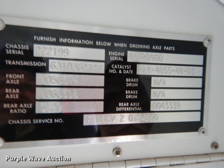 image for item GF9768 2005 Blue Bird Vision school bus