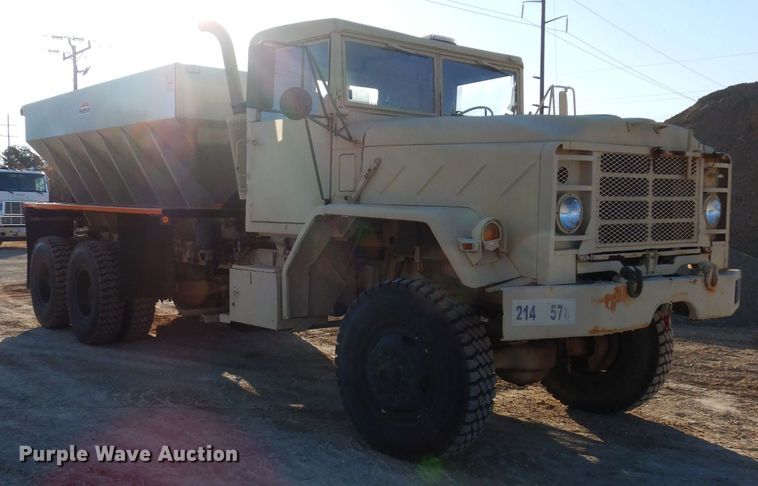 image for item GF9801 1982 Am General M923 truck cab and chassis