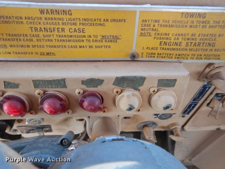 image for item GF9801 1982 Am General M923 truck cab and chassis