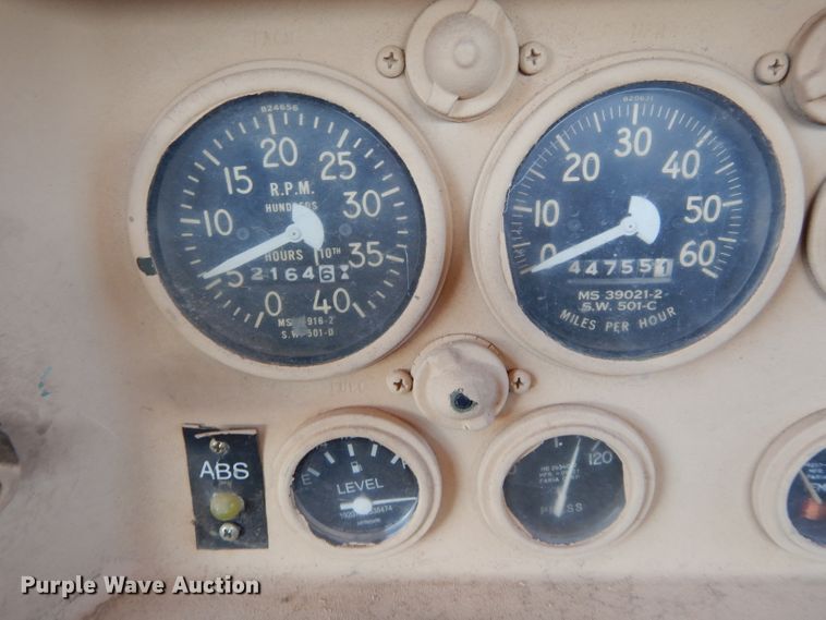 image for item GF9801 1982 Am General M923 truck cab and chassis