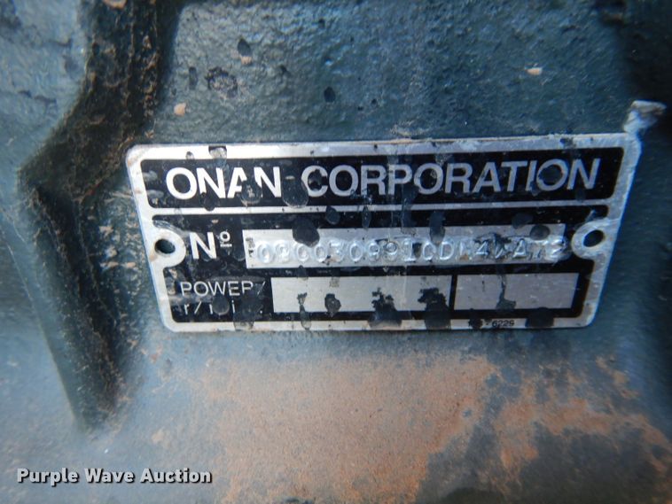 image for item GF9803 Onan MEP-803A generator