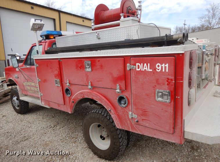 image for item GJ9077 1993 Ford F450 Super Duty brush fire truck