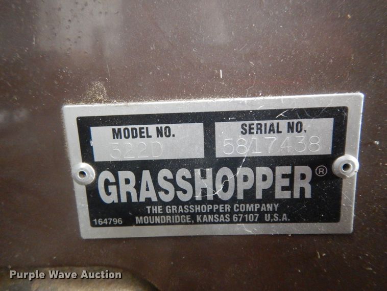 image for item GJ9121 Grasshopper 322D ZTR lawn mower