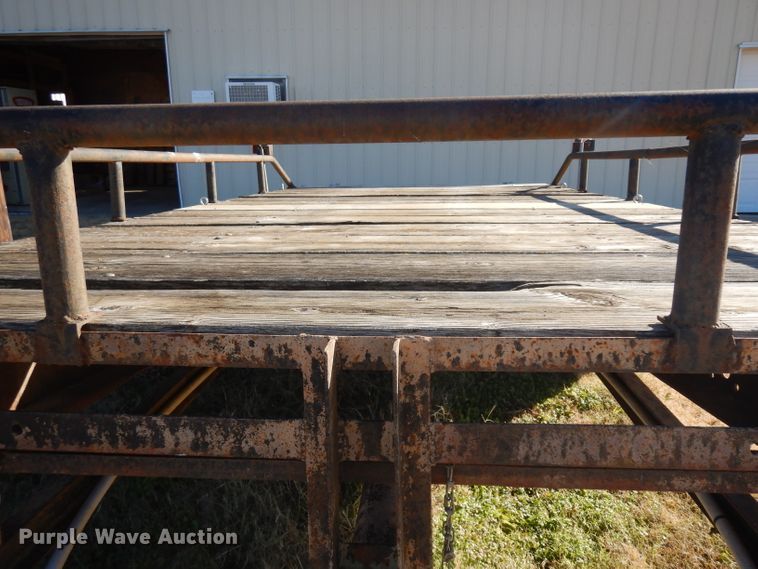 image for item GJ9144 Shop built tilt deck utility trailer