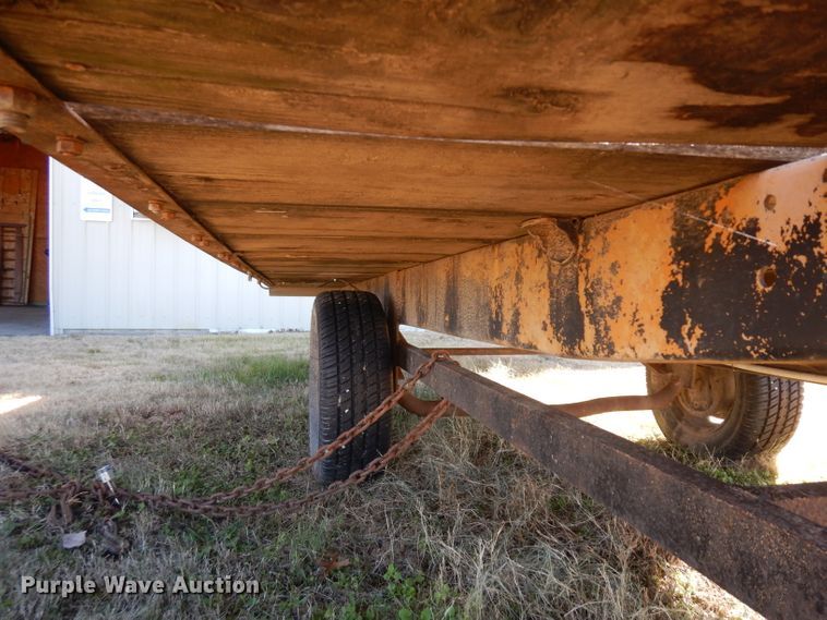 image for item GJ9144 Shop built tilt deck utility trailer