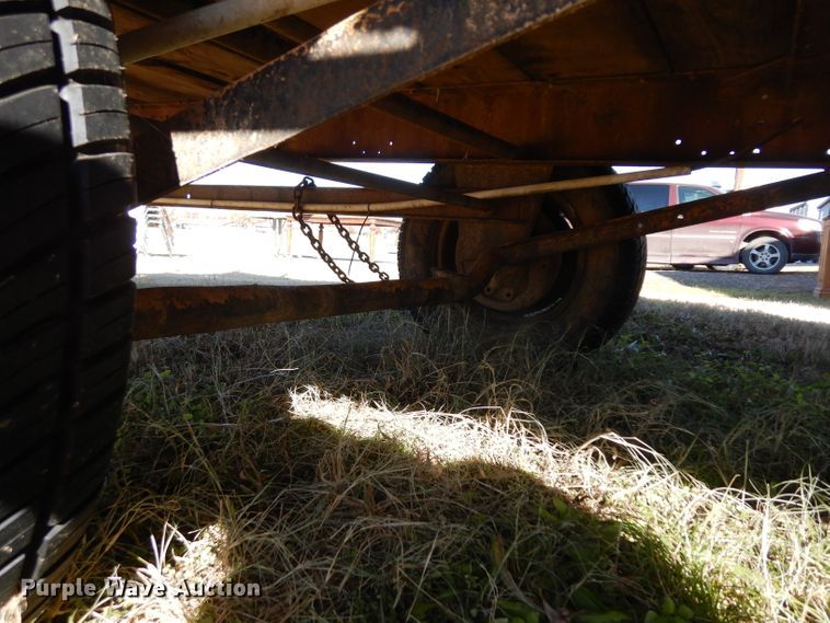 image for item GJ9144 Shop built tilt deck utility trailer