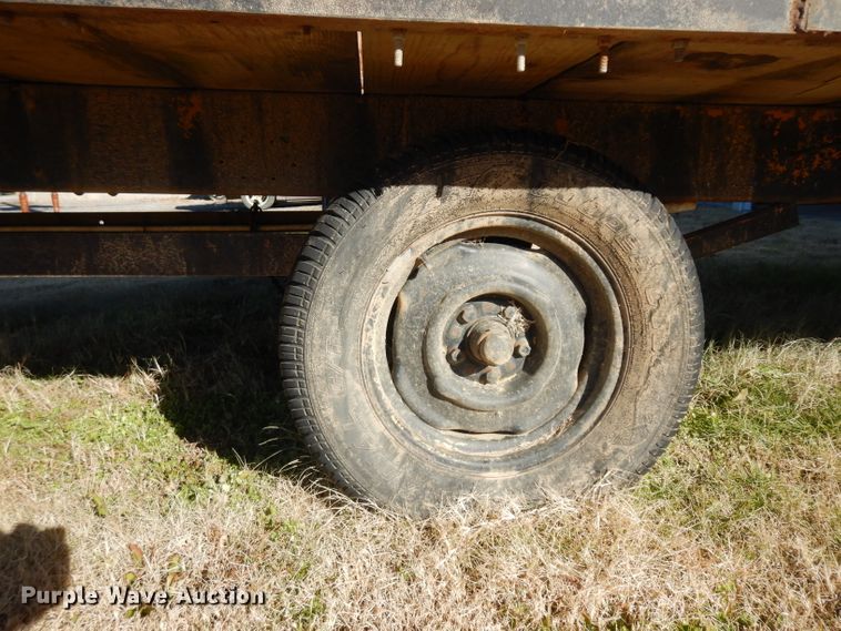 image for item GJ9144 Shop built tilt deck utility trailer