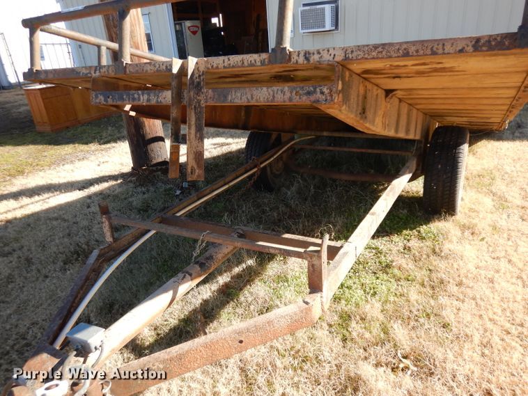 image for item GJ9144 Shop built tilt deck utility trailer