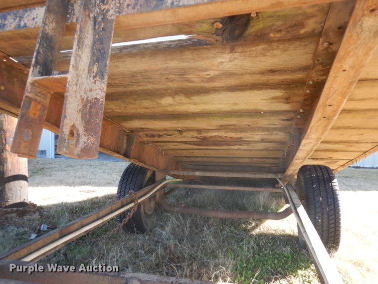 image for item GJ9144 Shop built tilt deck utility trailer