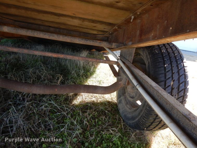 image for item GJ9144 Shop built tilt deck utility trailer