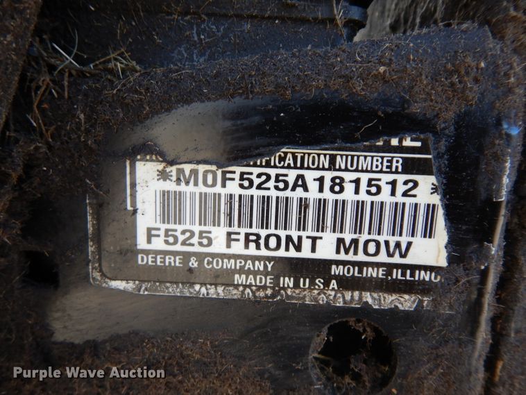 image for item GJ9145 John Deere F525 ZTR lawn mower