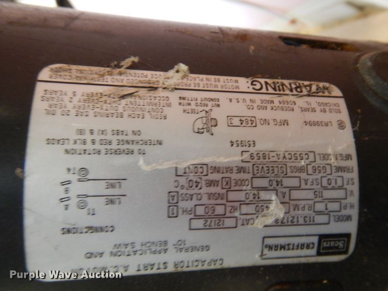 image for item GJ9147 Craftsman 113.239291 router