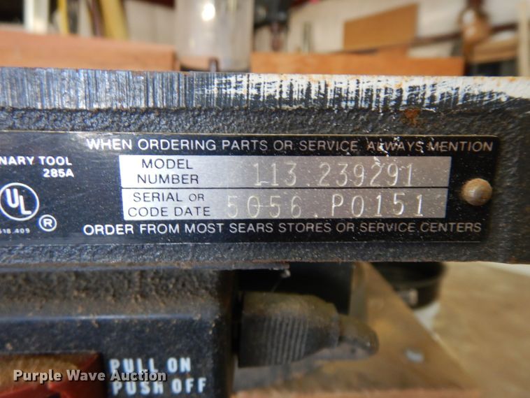 image for item GJ9147 Craftsman 113.239291 router