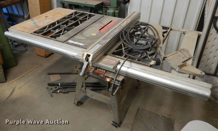 image for item GJ9150 Craftsman 113.299150 table saw