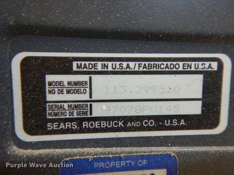 image for item GJ9150 Craftsman 113.299150 table saw