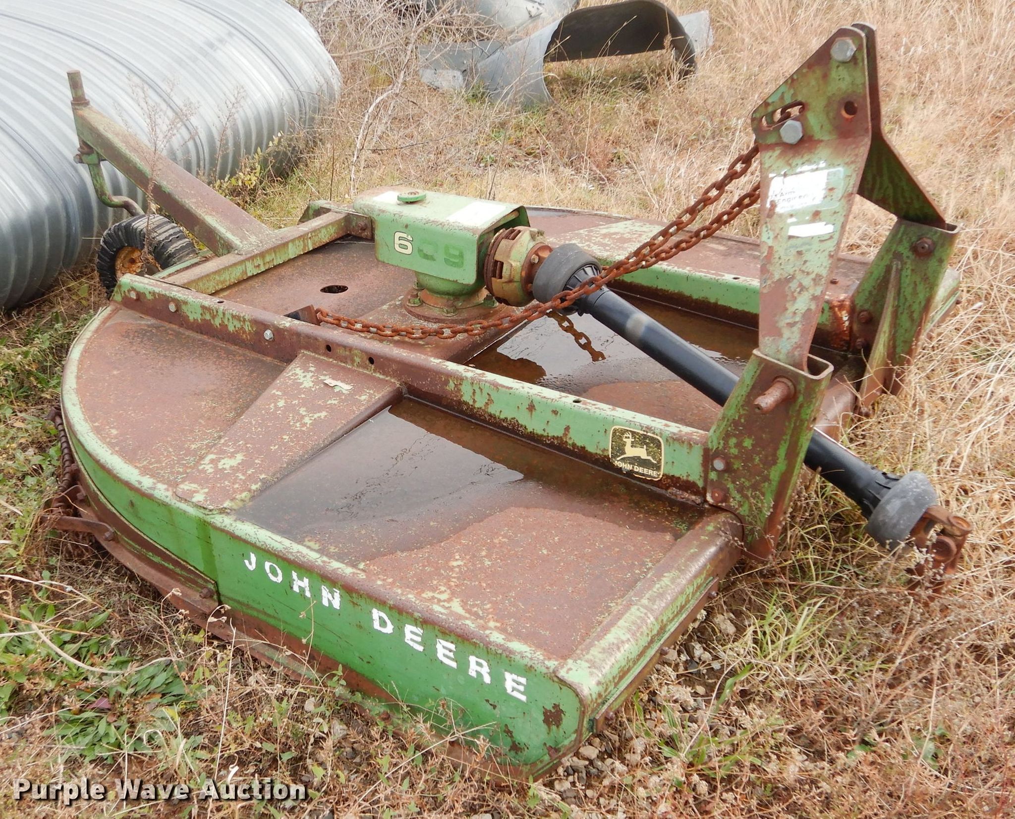 John Deere 609 rotary mower in Oklahoma City, OK Item GF9757 sold