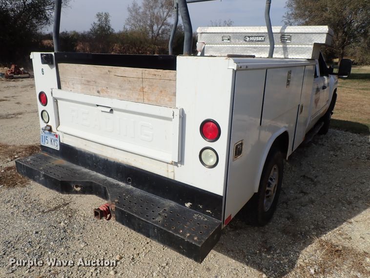 image for item DB7578 2011 Chevrolet Silverado 2500HD Ext. Cab utility bed pickup truck