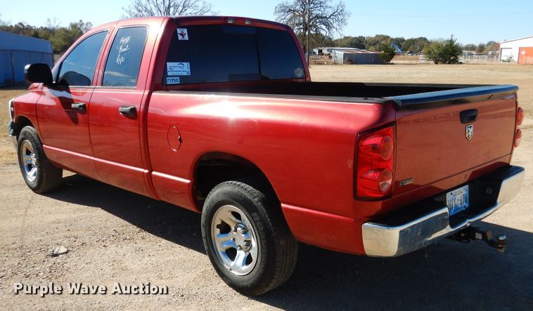 image for item DE4048 2007 Dodge Ram 1500 Quad Cab pickup truck