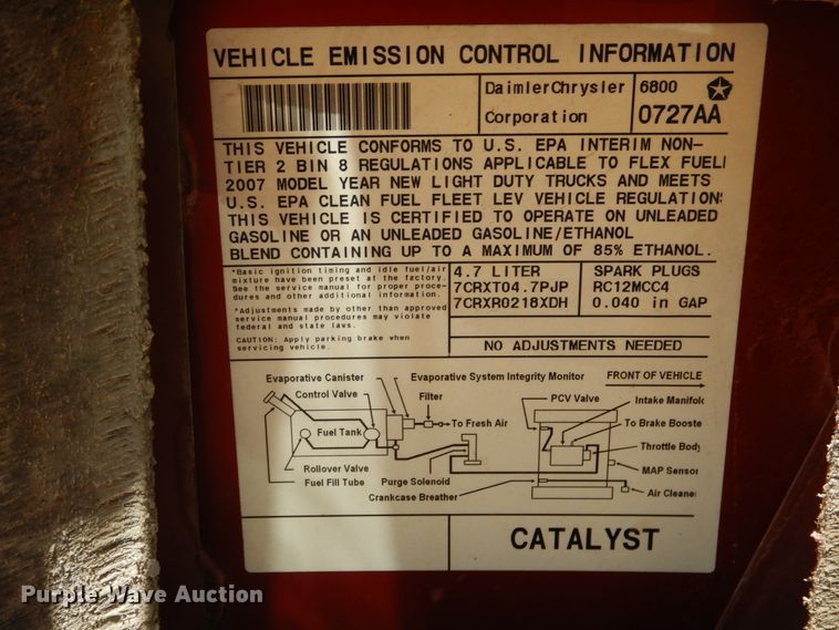 image for item DE4048 2007 Dodge Ram 1500 Quad Cab pickup truck