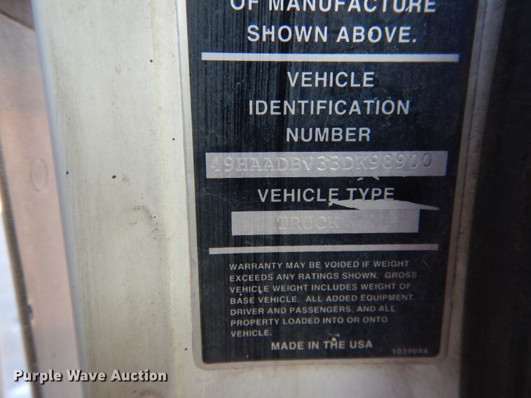 image for item DG5874 2003 Sterling SC8000 street sweeper truck