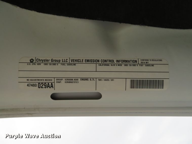 image for item DH1663 2014 Dodge Ram 2500HD Crew Cab pickup truck