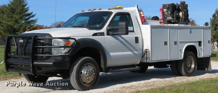 image for item DH1681 2012 Ford F550 Super Duty XL service truck with crane