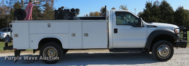 image for item DH1681 2012 Ford F550 Super Duty XL service truck with crane