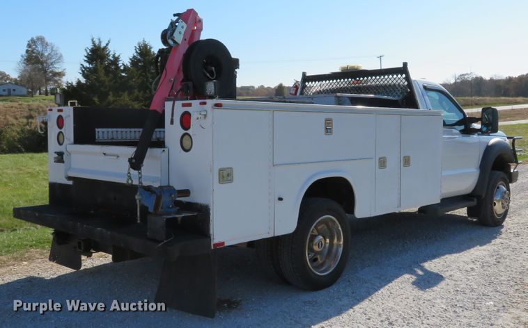image for item DH1681 2012 Ford F550 Super Duty XL service truck with crane