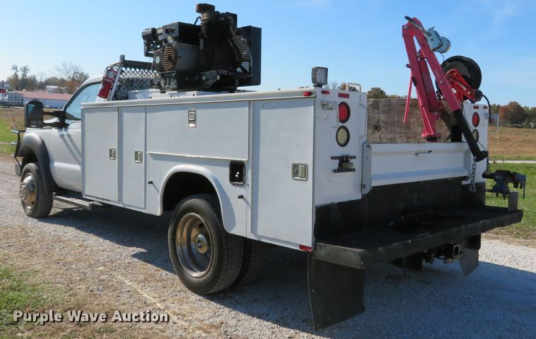 image for item DH1681 2012 Ford F550 Super Duty XL service truck with crane