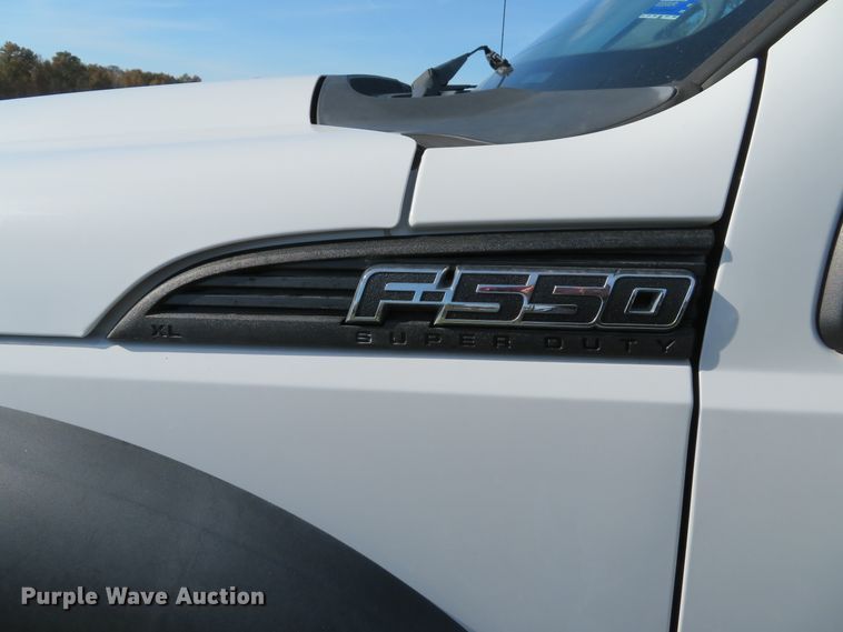 image for item DH1681 2012 Ford F550 Super Duty XL service truck with crane