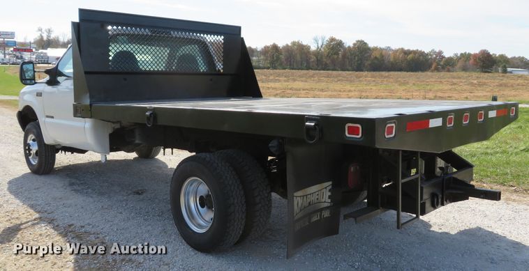 image for item DH1684 2000 Ford F350 Super Duty XL flatbed pickup truck